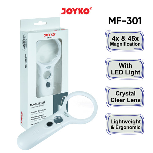 Kaca Pembesar Lampu LED Magnifier LED Light Joyko