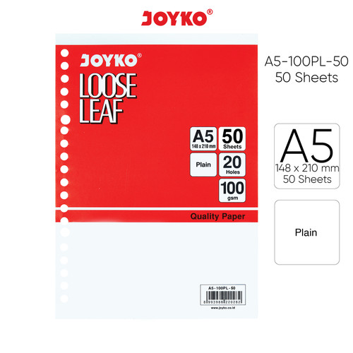 Loose Leaf Kertas Isi File Binder Joyko