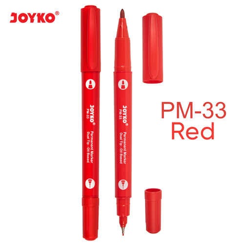 Joyko Permanent Marker Spidol Permanen Dual Tip