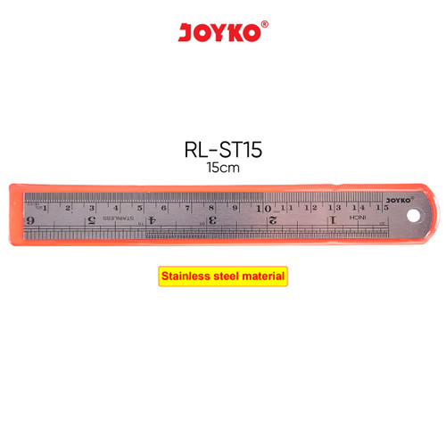 Joyko Stainless Steel Ruler Penggaris Besi