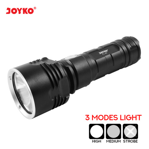 Rechargeable LED Flashlight Senter LED Isi Ulang Joyko FL-84