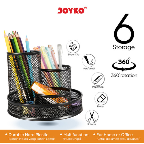 Desk Set / Pen Holder / Tempat Alat Tulis Jaring Jala Joyko DS-24