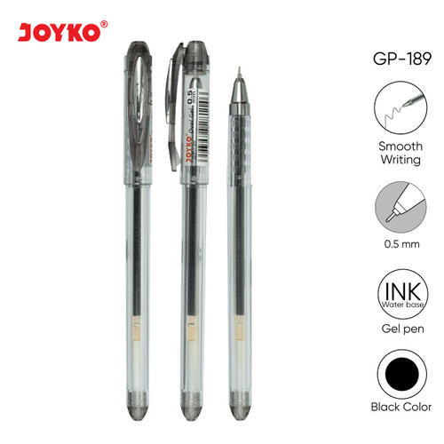 Gel Pen / Pulpen / Pena Joyko GP-189 / Oval Gel / 0.5 mm