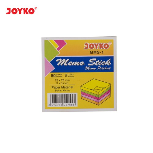 Memo Stick / Sticky Note / Kertas Memo / Memo Tempel Joyko MMS-1