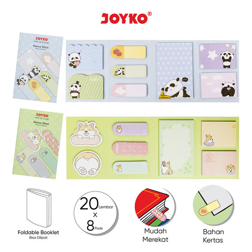 Memo Stick Sticky Note Kertas Memo Tempel Joyko MMS-34