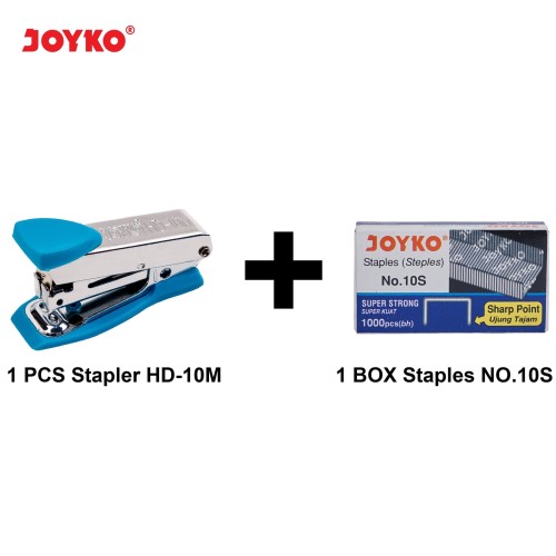 BUNDLING Stapler Joyko HD-10M + Staples Isi Stapler Joyko HD-10S