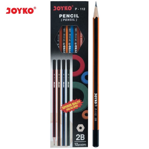 Pencil Pensil Joyko P-112 2B 1 Box 12 Pcs