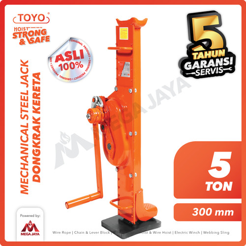 Mechanical Steel Jack / Dongkrak Kereta 5 Ton TOYO