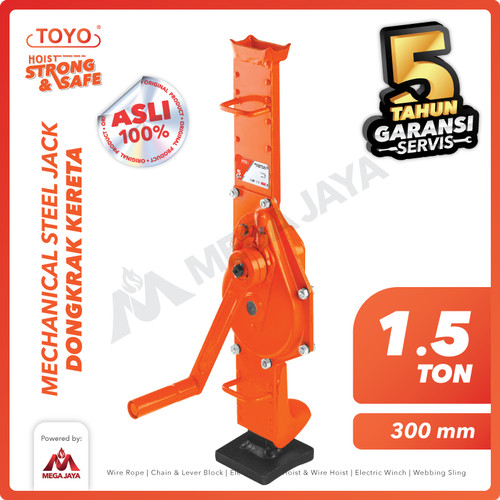 Mechanical Steel Jack / Dongkrak Kereta 1.5 Ton TOYO