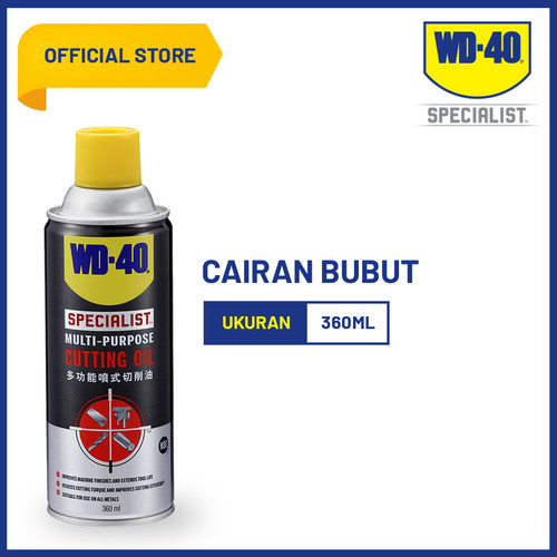 WD-40 Specialist® Cutting Oil 360ml – Cairan Bubut/Oli Bromus