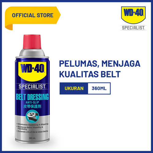 WD-40 Specialist® Belt Dressing 360ml – Perawatan Belt (Anti-Slip)