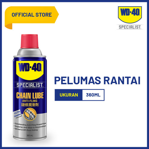 WD-40 Specialist® Chain Lube 360ml - Pelumas Rantai Syntetic