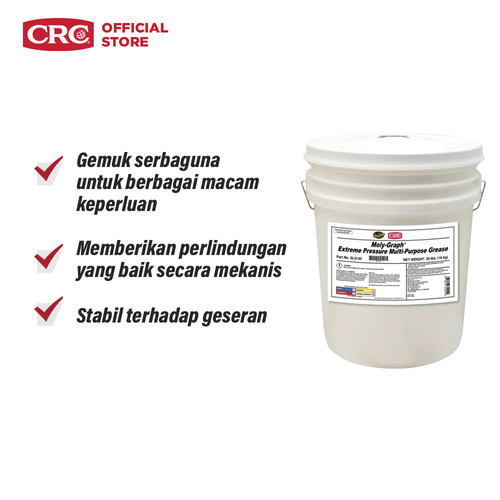 CRC MOLY-GRAPH EXTREME PRESSURE MULTI-PURPOSE GREASE, 16 KG