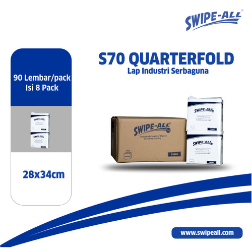 Swipe-All S70 Quarter Fold ( Pengganti Kain Majun)