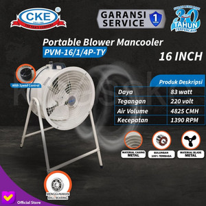 Portable Blower mancooler 16 Inch Axial Drum Fan Mancooler 16" 1390RPM