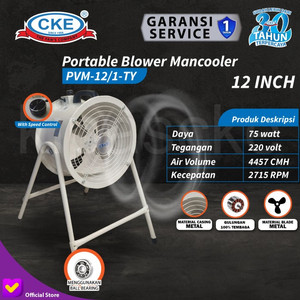 Portable Blower mancooler 12 Inch Axial Drum Fan Mancooler 12" 2715RPM