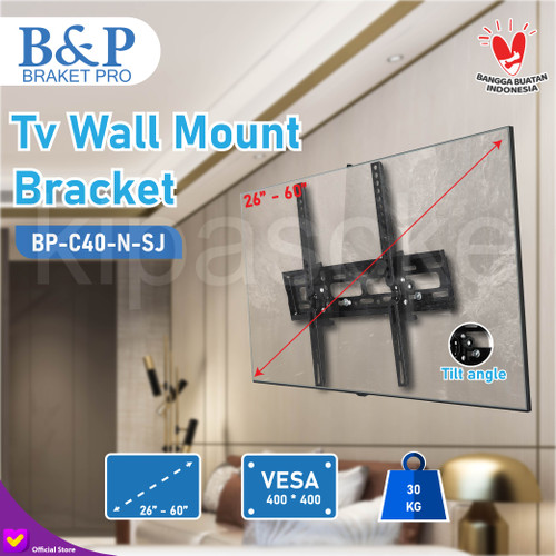 Bracket Braket TV Tilt 23 24 26 28 32 40 42 43 50 52 55 Inch Universal