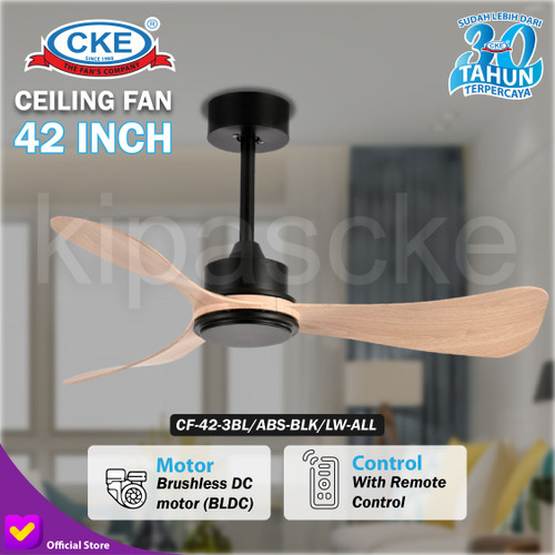 Kipas Angin Plafon Gantung 42 Inch Ceiling Fan Hias Dekorasi 42"