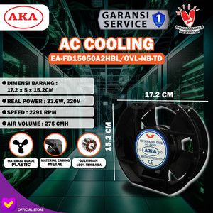 Axial Fan Kipas Cooling Fan Panel 17 CM 6 Inch Oval Kipas Pendingin