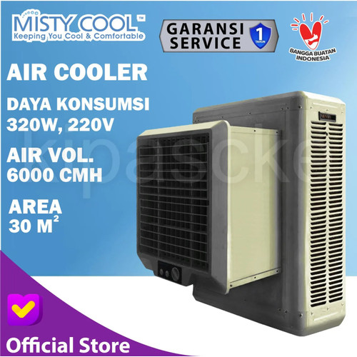 Penyejuk Ruangan Air Cooler Blower Tipe Slim Untuk Luas 30M2