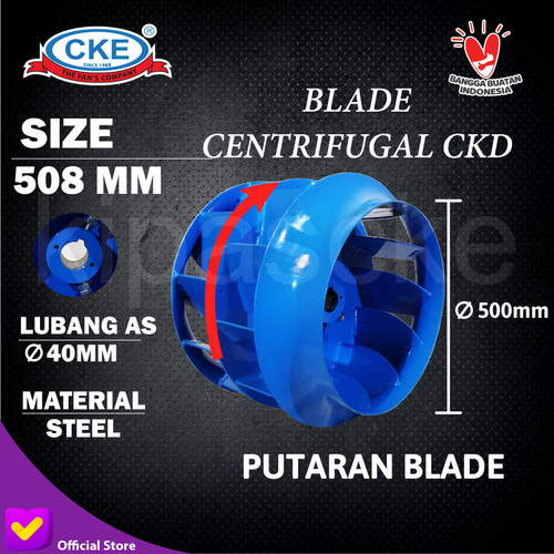 Baling Centrifugal Impeller Fan Blade Backward 500 MM Dia 20" Inch