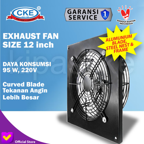 Exhaust Fan 12 Inch Exhaust Industrial Fan Hexos/Exhaust Dinding