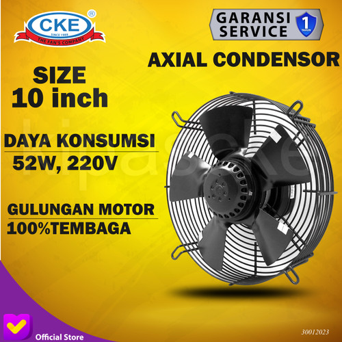 Kipas Condensor/Chiller Fan 10 Inch Axial Fan Condensor Cooling Fan