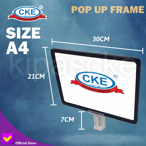 Frame Promosi dan Jepitan uk A4 / Frame Stand / Frame Promosi Toko