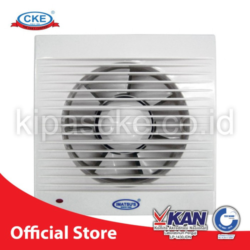 Exhaust Fan 6 Inch Lampu LED Penghisap Udara Kecil Wall Tembok