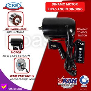 CKE WALL FAN WF-ECO-75-TH 30 Inch Kipas Angin Dinding Tembok - Motor