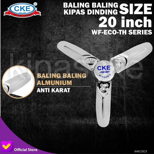 Wall Fan CKE WF-ECO-50-TH 20 Inch Kipas Angin Dinding Tembok - Blade