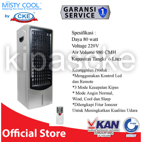 Air Cooler 6 Liter Penyejuk Udara Ruangan Dengan Remote Bergaransi