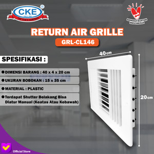 grill ac ducting ac 20x40cm Diffuser Grill