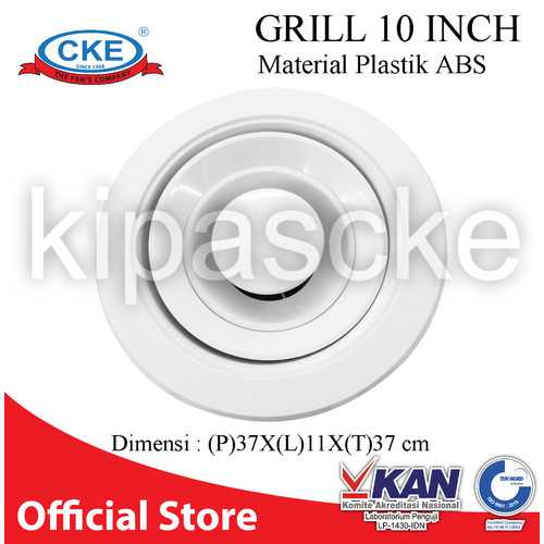 Difuser Round Diffuser Ventilasi Ac Uk 10 Inch Double Sok Coating