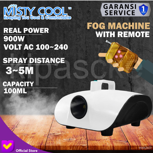 Disinfectan Fog Machine Alat Mesin Hot Fogging Disinfektan 900W Remote