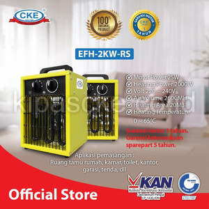 Blower Air Heater Pemanas Ruangan 2000 Watt 2000w 2KW Pengering Karpet