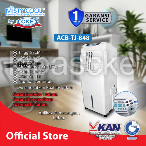 Air Cooler 20 Liter Remote Penyejuk Ruangan Rumah Pendigin Ruangan