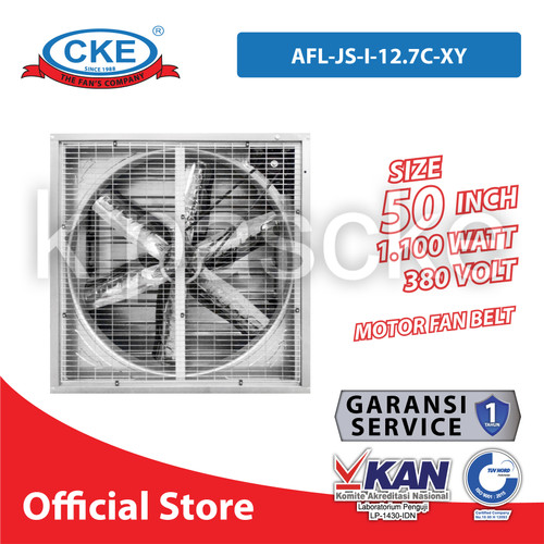 CKE Axial Box Fan Low noise AFL-JS-I-12.7C-XY 50 Inch