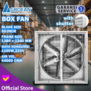 Kipas Kandang Ayam Box Axial Fan 1 Phase 220V FBD(J)-FB 50 Inch 220V