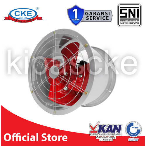 Drum Fan CKE DF-3.5G-TH 14 Inch Blower Tabung Gedung Eksos Drum