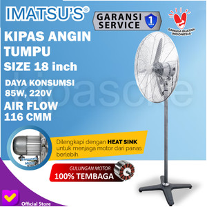 Imatsu Stand Fan 45 NH-SY 18 Inch Kipas Angin Berdiri Rumah Sejuk