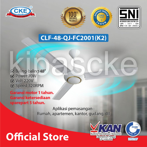 Ceiling Fan CKE 48 Inch Kipas Angin Gantung Plafon Rumah Sejuk Dingin