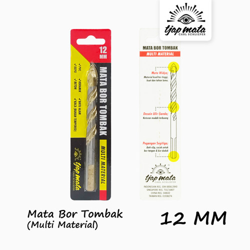 TJAP MATA / CAP MATA Mata Bor Tombak / Kaca / Marmer / keramik - 12 MM