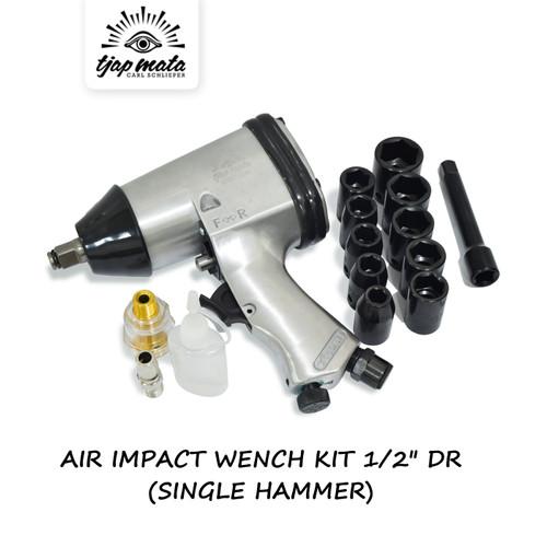 TJAP MATA / CAP MATA Air Impact Wrench Kit / Set 1/2"DR Single Hammer