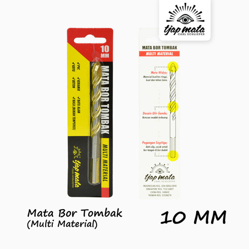 TJAP MATA / CAP MATA Mata Bor Tombak / Kaca / Marmer / keramik- 10 MM