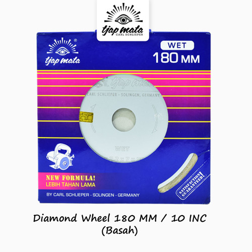 TJAP MATA / CAP MATA Diamond Wheel 180 MM / 7" (Basah)