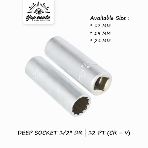 TJAP MATA / CAP MATA Socket Deep 1/2" DR | 12 Point