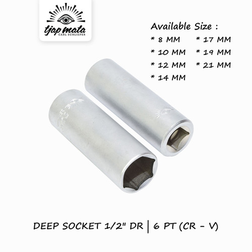 TJAP MATA / CAP MATA Socket Deep 1/2" DR | 6 Point