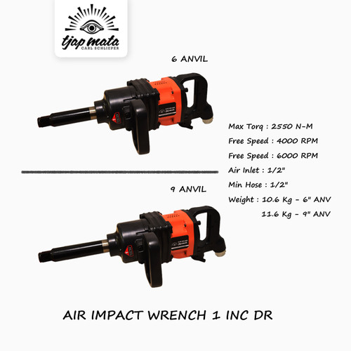 TJAP MATA / CAP MATA Air Impact Wrench 1" DR