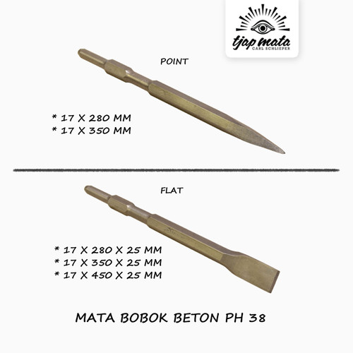 TJAP MATA / CAP MATA Mata Bobok Beton / Pahat Electric/Chisel PH 38